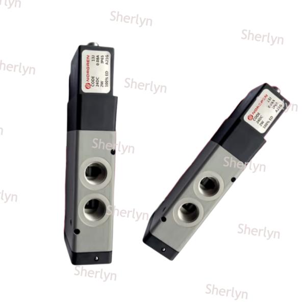 NORGREN Pilot Operated 3/2 Way Solenoid Valve – Normally Open, Single Solenoid – Model V61B317A-A213J