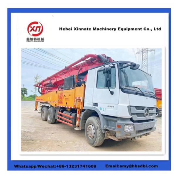 DN125 Подержанный бетонный насос Подержанный Putzmeister мобильный бетонный насос