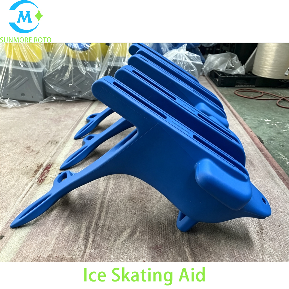 SUNMORE ROTO Rotomolded Dolphin Shape Skate Aid, Kids Anti-slip Ice Skating Trainer Plastic Skate Helper For Ice Rink