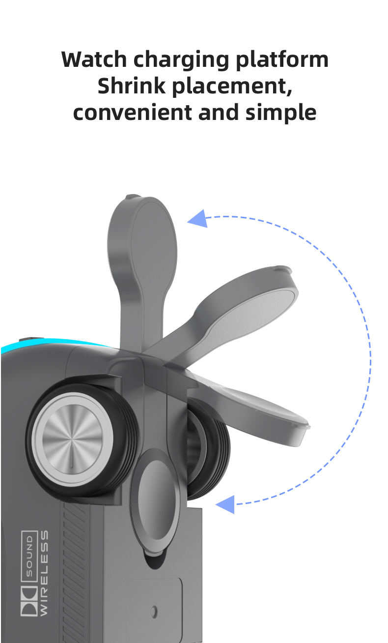 Cute Multifunction Wireless Charger Including Battery and All-in-one Charger Suitable for Versatile Charging Applications