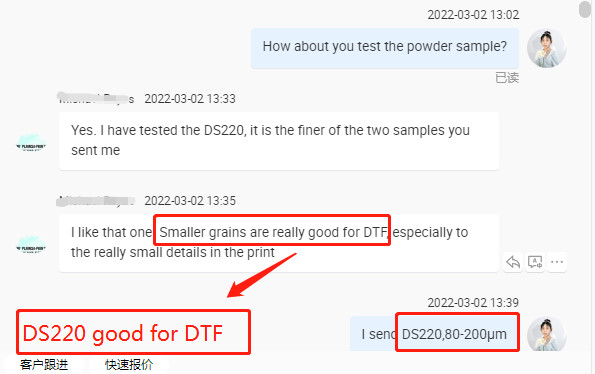 Сильная сцепляемость Dtf Tpu Процесс горячего плавления Порошок клейкая печать для передачи тепла