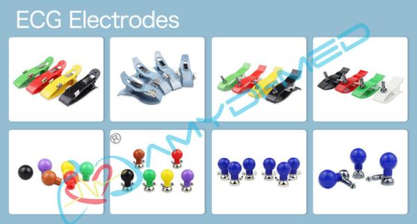 Adult Suction Chest Pediatric Ecg Electrodes Rubber Material For Health Monitoring