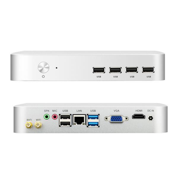 Mini Business Desktop Computer AMD R5 5500U R7 5700U 8 núcleos Win11 Linux Display doble 4K HD DDR4 NVMe WIFI6 BT Reino Unido enchufes