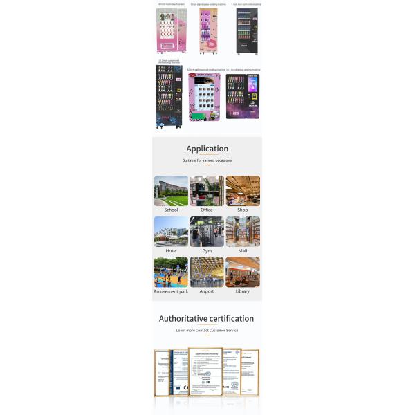 Convenient Age Verification and Payment System Vending Machine for Small Product