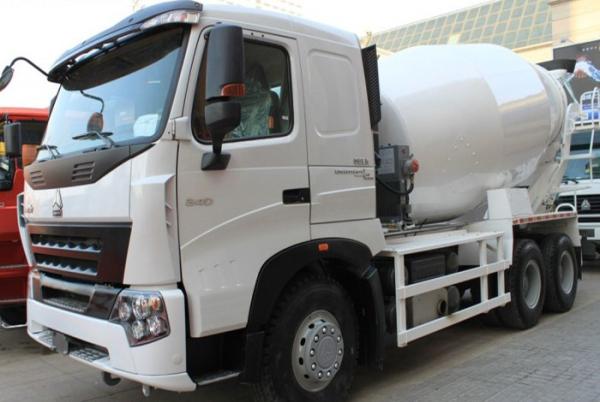 10CBM Concrete Mixer Truck For Construction Site / Concrete Mixer Drum Trailer