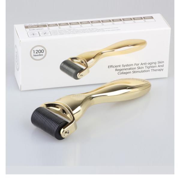 1200 Pins Titanium Needle Microneedle Derma Skin Roller for Head Target Area and More