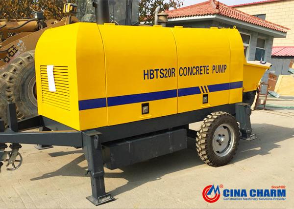 30TPH Portable Diesel Concrete Mixer Pump Building Equipment