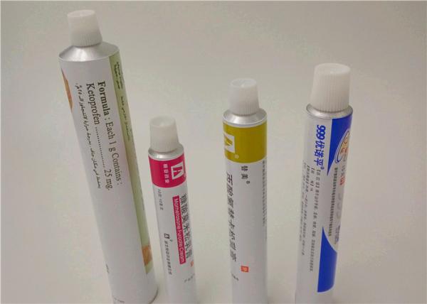 Soft Packaging Aluminum Ointment Tubes for Hand Cream / Toothpaste / Glue