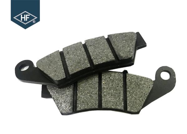 Less Metallic Oem Brake Pads , Black Motorcycle Racing Brake Pads CRM 250 Non Asbestos
