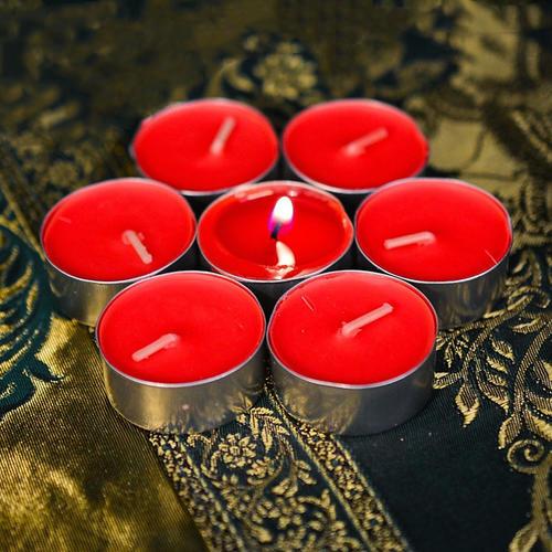 Scented Tealight Candle Home Scented Candles Customized Fragrance For Birthday / Wedding