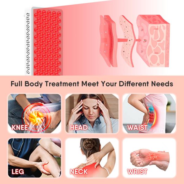 Adjustable Intensity Infrared LED Light Therapy Machine 1050W The Ultimate Solution For Muscle Relaxation At Home