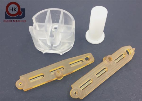 OEM Precision Machined Plastic Parts Lightweight 0.005 - 0.01mm Tolerance