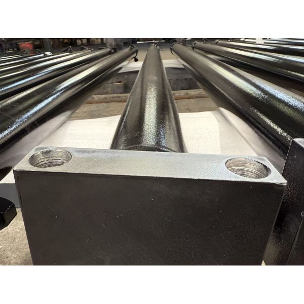 Steel Hard Chrome Plated Telescopic Single Acting Hydraulic Cylinder For Dump Truck Forklift