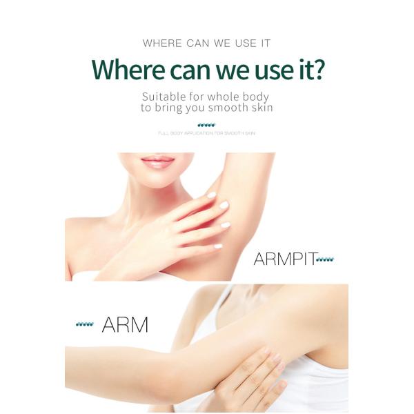 24W Green Handheld Laser Hair Removal Device , IPL Hair Remover Portable