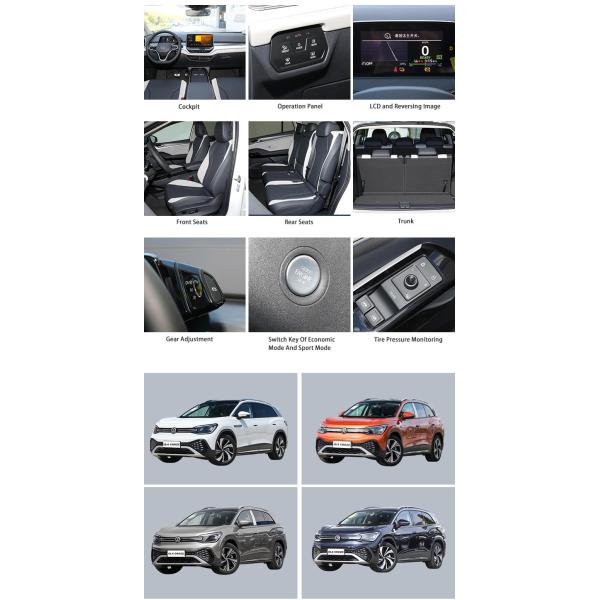 Новое энергетическое транспортное средство Pure VW ID6 Crozz Pro Электромобиль для Volkswagen