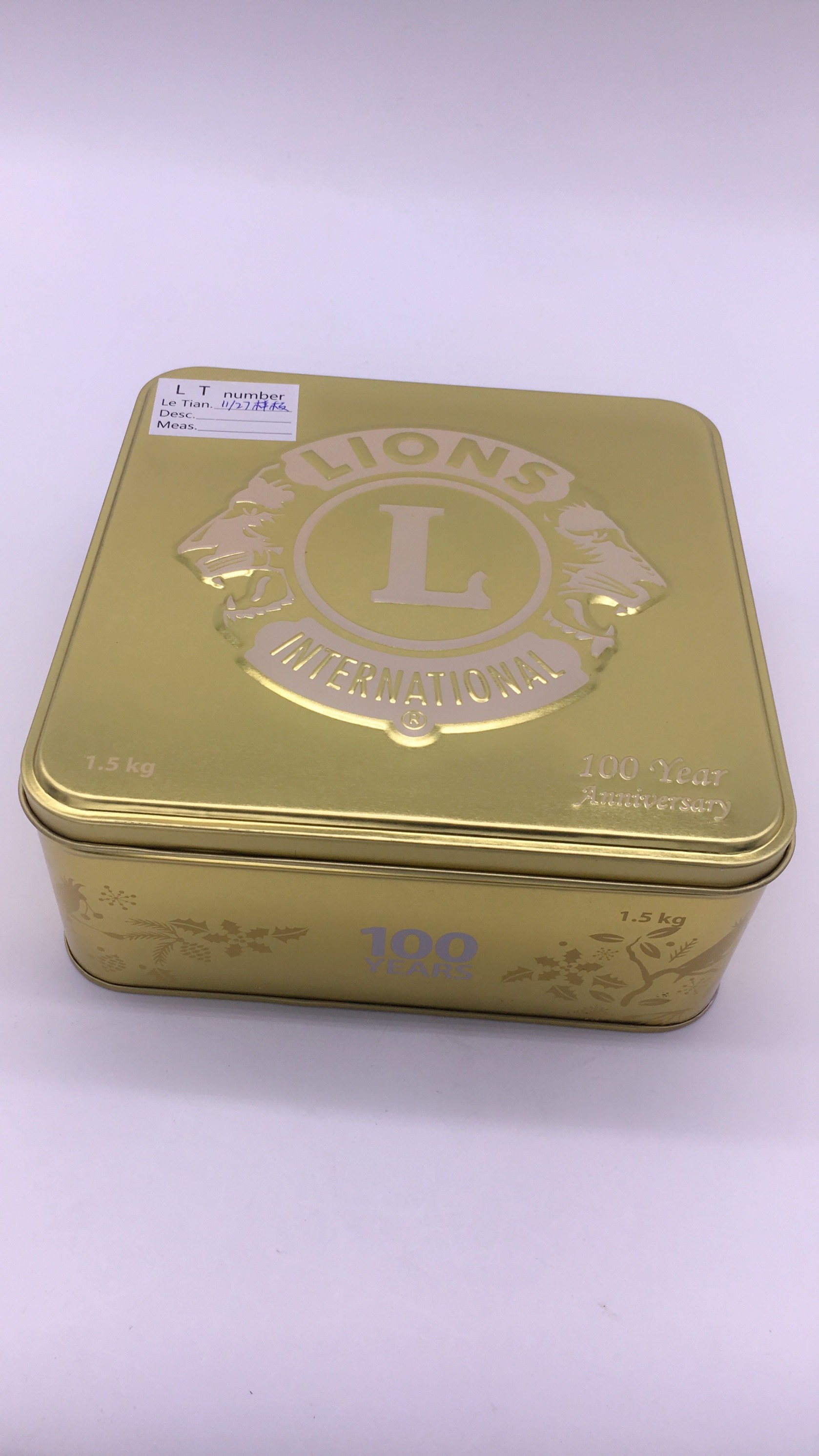 Medical Storage Square Tin Box For Health Product CYMK Color
