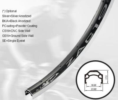 Bicicleta Alloy Rim Para Mountain Bike, Road Bike roda, e roda de bicicleta dobrável ZAC19
