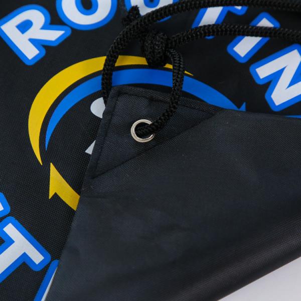 Drawstring Woven Packaging Bags Backpack Heat Transfer Printing Patterned