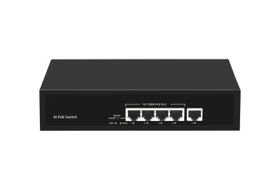 5 Port 100M AI Industrial Gigabit PoE Switch Portable RTL8309N