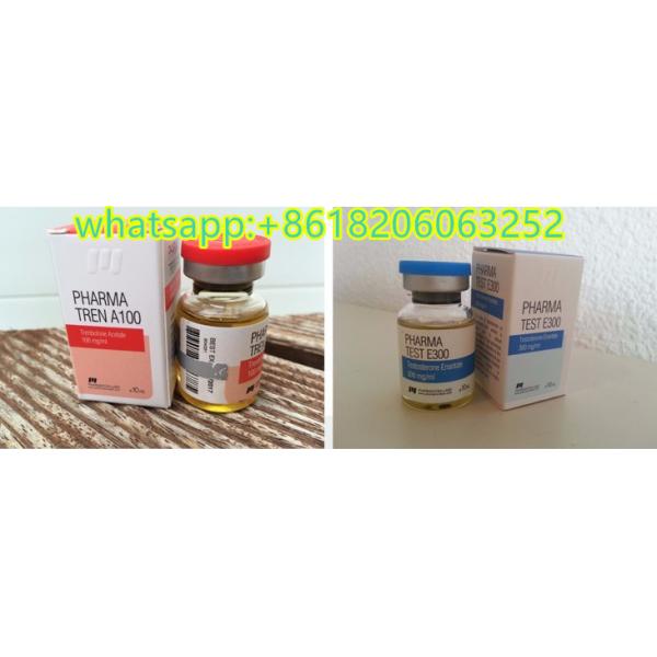 Bespoke бумажные ярлыки пробирки 10ml придают квадратную форму форме для Pharma анаболитного