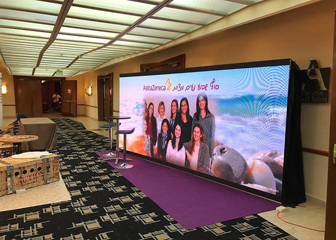 Высокая яркость Внутренний полноцветный экран P5 320 * 160 мм LED Video Wall