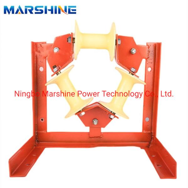 Electric Power Tool Compatible Standard Ring Cable Pay-off Pulley With Aluminum Roller