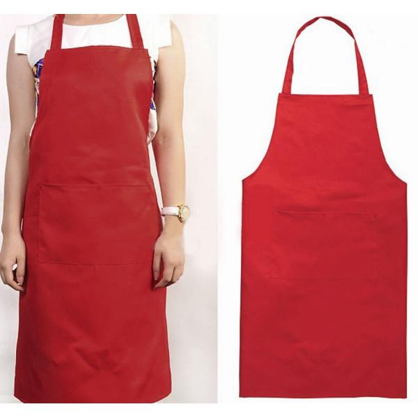 Colorful Cotton Apron Customer Logo Printable 70*80cm Durable For Women Men