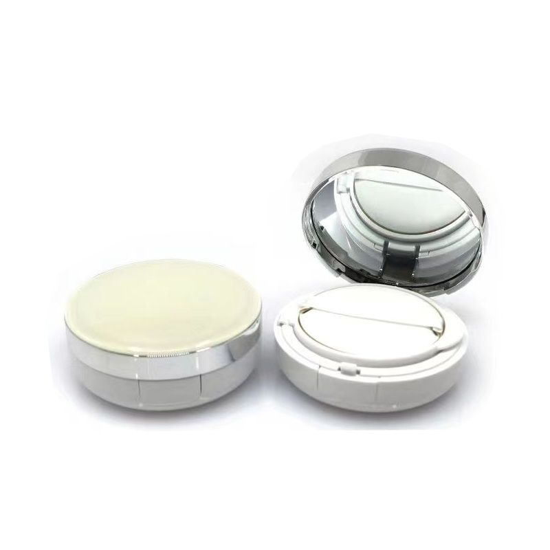 13g/15g Capacity ABS/PP Material Screen Printing Makeup Cosmetic Box Empty Cosmetic Compact for Foundation CC Cream