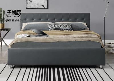 Simple Modern Platform Upholstered King Bed Side Open Air Pressure Bracket