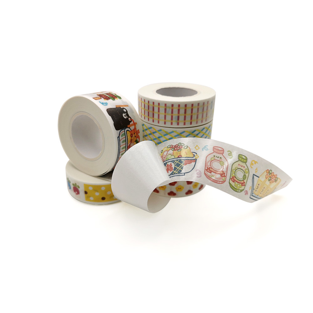 Лента Washi красочного нового лотоса картины бумажная для личной пользы