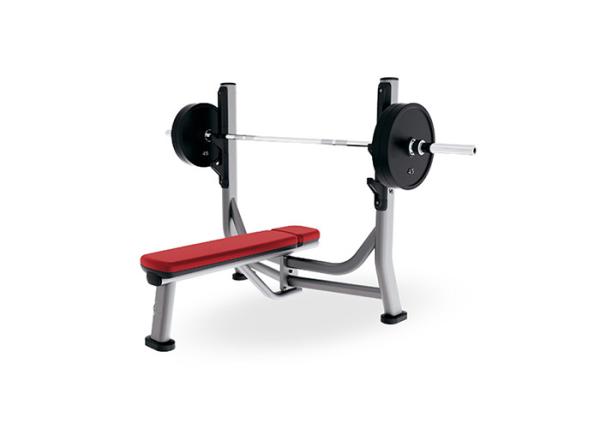 Gym Use Life Fitness Strength Equipment , Flat Weight Lifting Bench Press Machine