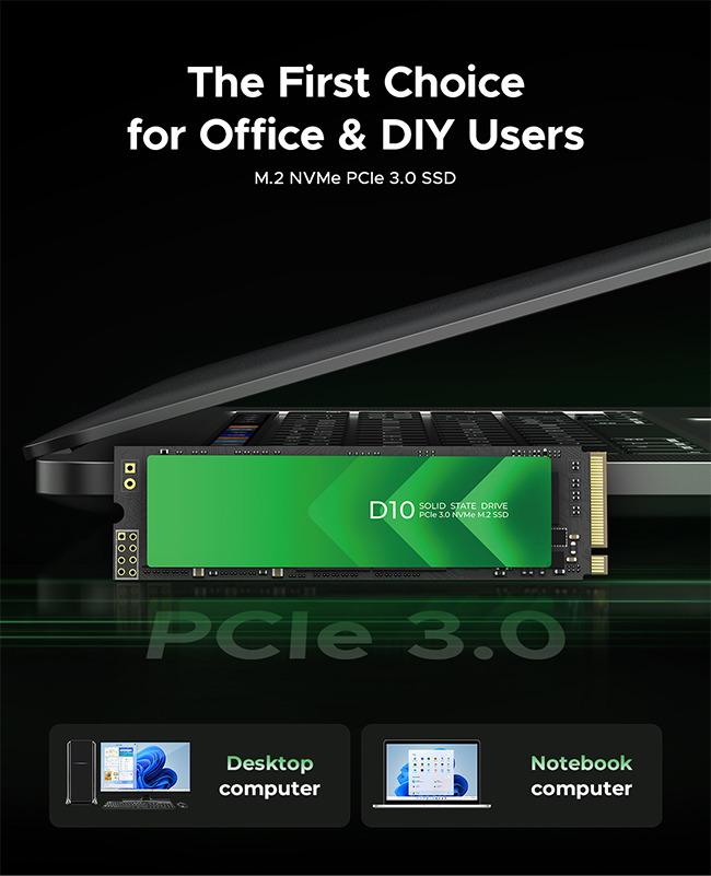 Интерфейс PCIe 3.0 высокоскоростной SSD с NVMe M.2 SSD 128 ГБ