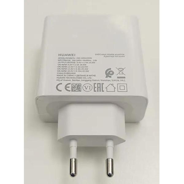 USB-C Internal Structure EU Charger for Huawei Adapter 65W Hw-00325ep0 Fast Charge