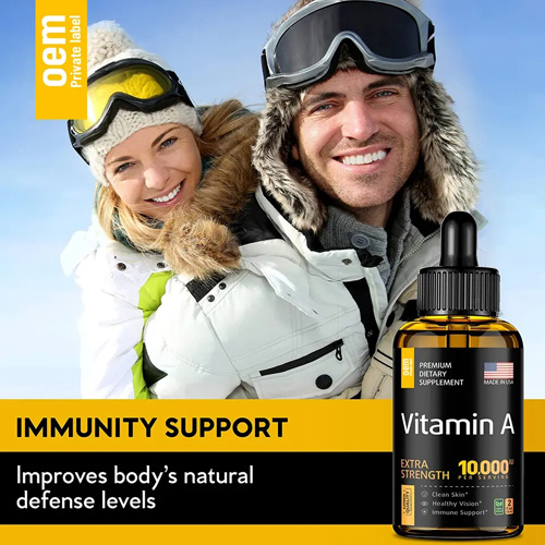 Factory supplement Vitamin A Drops Liquid for Eye Health Vision Health for daily support