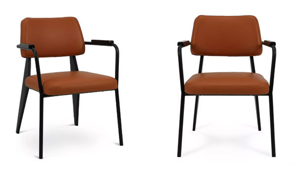 Ресторан рамки металла пальто порошка предводительствует кожу современного простого кресла мягкую