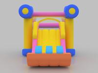 1.5m château gonflable 75kg château gonflable intérieur terrain de jeux maison gonflable avec glissière