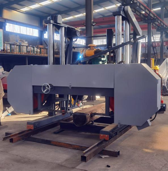 Serras de faixa de madeira da serração da máquina da serração do corte do CNC para cortar logs