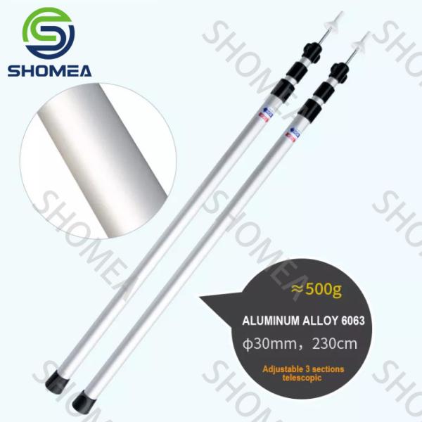 Custom Aluminum Retractable Support Rod for RV Canopy