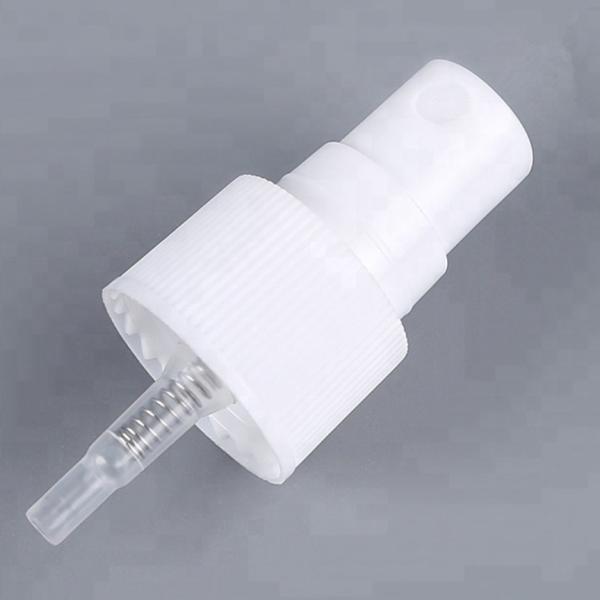 24mm Fine Mist Sprayer White Ribbed Cosmetic Bottle Pump