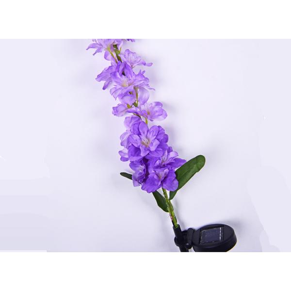 Solar Artifical Violet Lights Outdoor Lawn Park Decoration Lamp LED Silk Violet Lamp