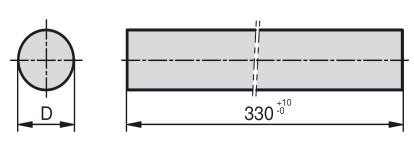 Small Tungsten Carbide Rod Dia 1.16mm K30 - K40 For Making PCB Drills