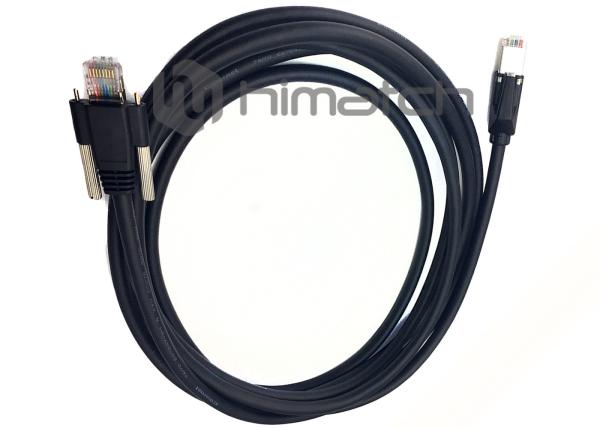 Cat 6 Rj45 M12 8P Male Industrial Ethernet Cable For FA SITE
