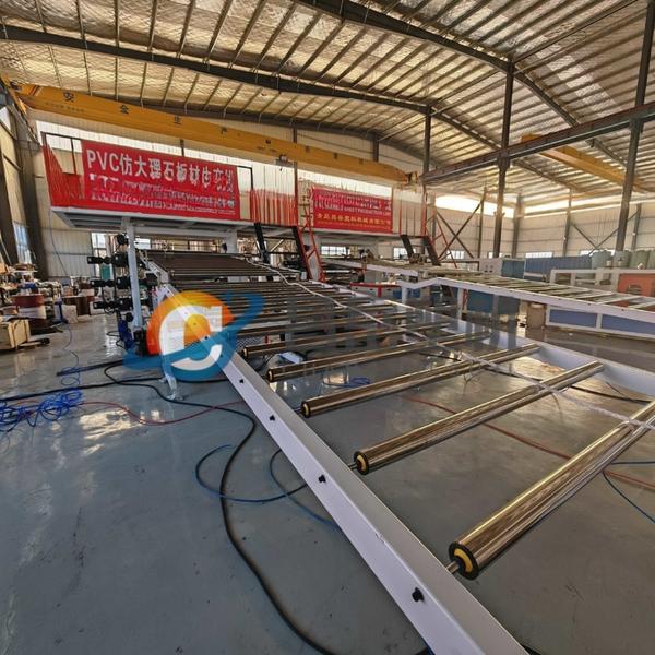 40kW Power PVC UV Board Production Line for Indoor Decoration Plate Making Machine