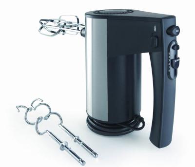 Max 500W Stainless Steel HM501 Hand Mixer With Egg Beaters and Dough Hocks