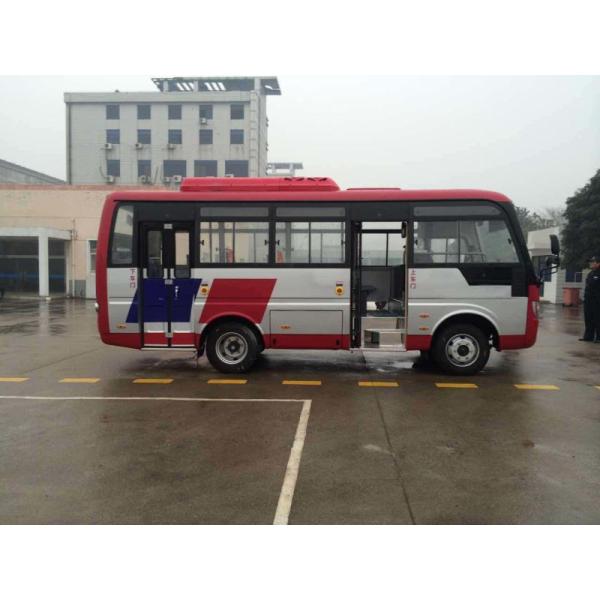 Durable Red Star Travel Buses With 31 Seats Capacity Small Passenger Bus For Company