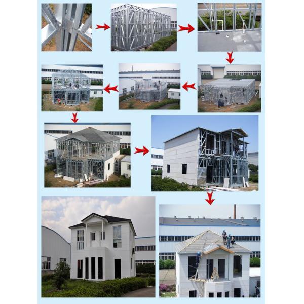 Easy Installation Light Weight Structural Steel Villa For Residence