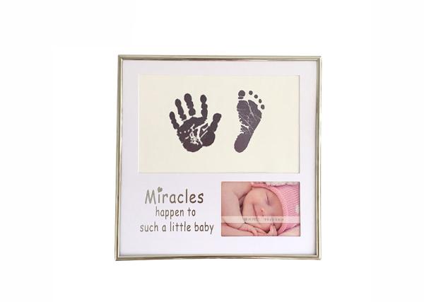 Unique Customized Baby Hand And Footprint Photo Frame For Full Moon Gifts