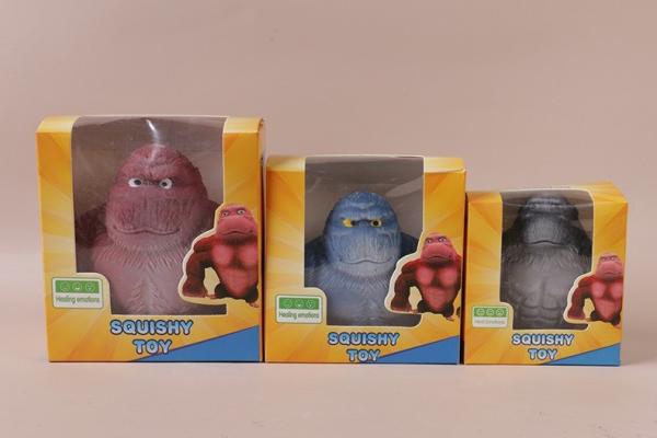Children's Pinch Toy Gorilla Vent Pinch Slow Rebound Toy Decompression Sand Molding Soft Glue