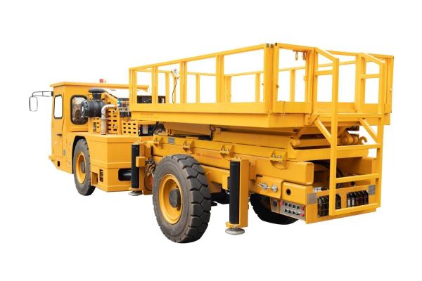 Underground Utility Vehicle Lifting Work Platform with Customizable Sissors Lifter