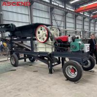 Triturador concreto com a maxila móvel de carvão de quartzo do PE 200x300 400x600 da tela de vibração que esmaga a planta